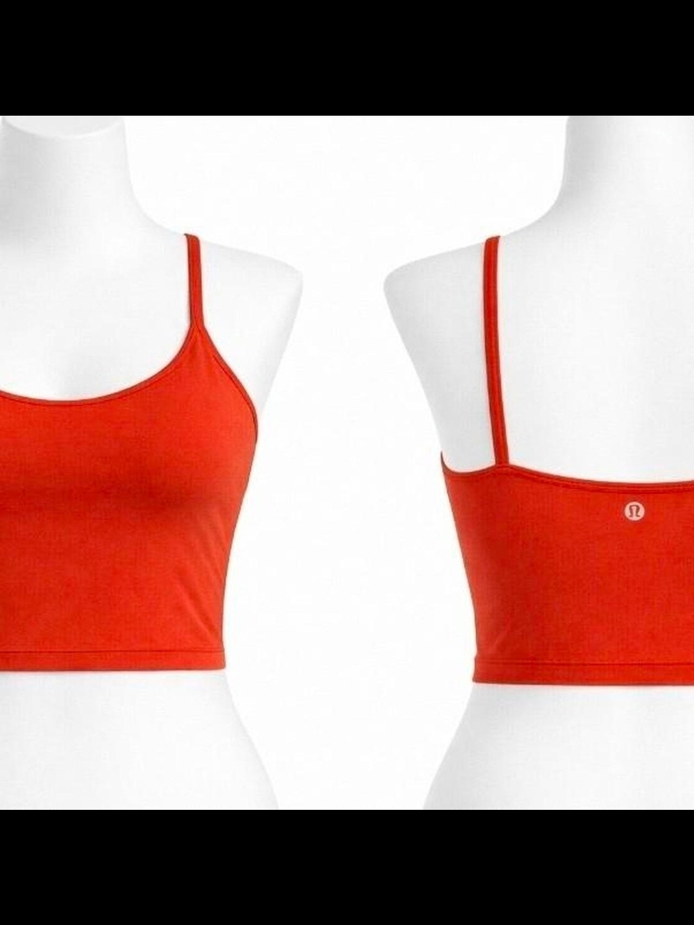 lululemon athletica Red Cropped Strappy Tank